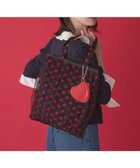 【組曲/KUMIKYOKU】のハートレイヤード トート レッド系5|ID: prp329100004855613 ipo3291000000035792364