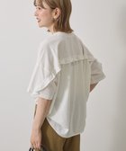 【アメリカンホリック/AMERICAN HOLIC】のバックフリルラウンドカットプルオーバー 人気、トレンドファッション・服の通販 founy(ファニー) ファッション Fashion レディースファッション Fashion for Women トップス・カットソー Cut & Sew Tops シャツ・ブラウス・オフィスカジュアル Elegant Blouses & Button-Ups ロングTシャツ・Tシャツ Longline T-Shirts & Tees カジュアルプルオーバー・ニットトップス Pullovers & Knit Tops / Casual Pullovers カットソー・ベーシックTシャツ Cut-and-Sewn Tops / Stretch Tees & Basics カットソー Cut and Sewn Top フェミニン Feminine, Girly フリル Frill, Ruffle ヘムライン Hemline, Bottom Cut ボトム Bottoms, Lower Wear ポケット Pocket, Pocket Detail ラウンド Round, Round Neck 夏 Summer 春 Spring S/S・春夏 SS, Spring/Summer, Warm Season thumbnail Off White|ID: prp329100004855620 ipo3291000000035792945