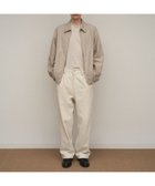 【エイトン/ATON】のLIGHT TC GABARDINE ウォッシュドハリントンジャケット - UNISEX BEIGE|ID: prp329100004855694 ipo3291000000035793992