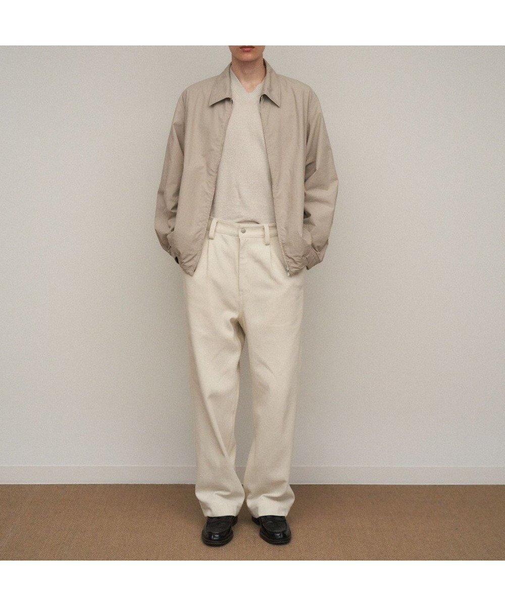 【エイトン/ATON】のLIGHT TC GABARDINE ウォッシュドハリントンジャケット - UNISEX インテリア・キッズ・メンズ・レディースファッション・服の通販 founy(ファニー) 　ファッション　Fashion　レディースファッション　Fashion for Women　アウター　Coat / Outerwear Collection　レディースジャケット・軽アウター　Jackets　ブルゾンジャケット・スポーティアウター　Blouson Jackets　ユニセックス　Unisex, Genderless　ジャケット　Jacket, Outerwear　ブルゾン　Blouson, Bomber Jacket　リラックス　Relax, Relaxed Fit　夏　Summer　春　Spring　S/S・春夏　SS, Spring/Summer, Warm Season　BEIGE|ID: prp329100004855694 ipo3291000000035793992