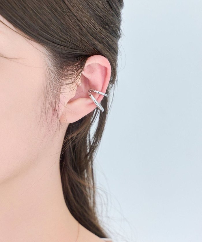 【フィービィー/phoebe】の【金属アレルギー対応】ダブルシャインイヤーカフ シルバー/ニッケルフリー インテリア・キッズ・メンズ・レディースファッション・服の通販 founy(ファニー) https://founy.com/ ファッション Fashion レディースファッション Fashion for Women ジュエリー Jewelry ファッションリング Fashion Rings イヤリング・フープ・ドロップタイプ Hoop, Drop & Clip Earrings アクセサリー Fashion Accessories イヤリング Earrings シルバー Silver, Metallic Silver スタイリッシュ Stylish, Fashionable メタル Metal, Metal Parts モチーフ Motif, Design Theme |ID: prp329100004856136 ipo3291000000035805316