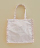 【メゾンドフルール/Maison de FLEUR】のサテンフリルスクエアトートバッグ Pink|ID: prp329100004856597 ipo3291000000035816054