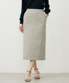 【ジェイ プレス/J.PRESS】のShineシャンブレーツイル スカート グレー系|ID: prp329100004856705 ipo3291000000035818289