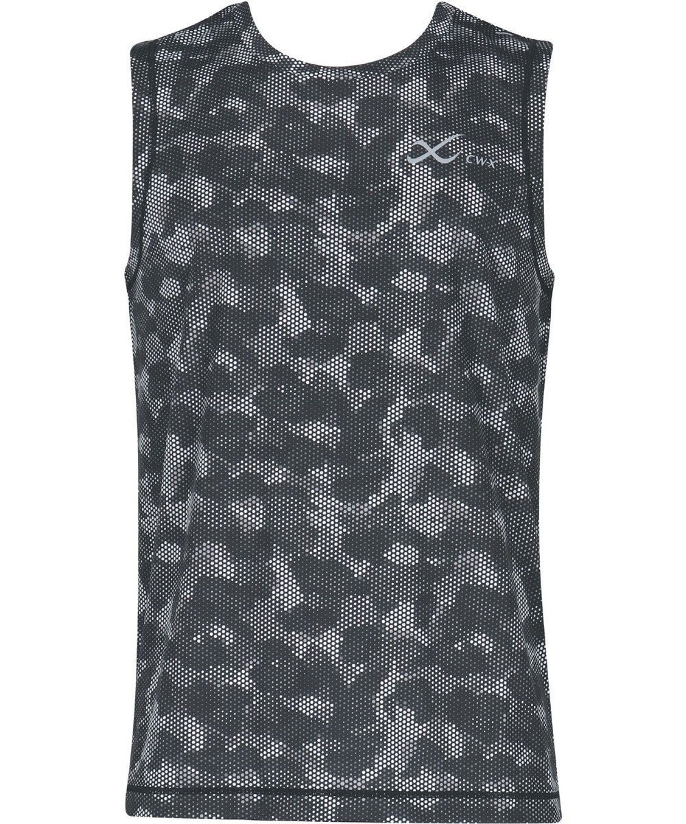 【シーダブリューエックス/CW-X / MEN】の【MEN】 CW-X トップス 【薄軽ランニングシャツ】 ノースリーブ タンクトップ Uネック 吸汗速乾性(本体) メンズ DLO150 /ワコール インテリア・キッズ・メンズ・レディースファッション・服の通販 founy(ファニー) ファッション Fashion メンズファッション Fashion for Men トップス・カットソー Cut & Sew Tops メンズシャツ Shirts ノースリーブトップス Sleeveless Tops タンク Tank Top, Sleeveless Top ノースリーブ Sleeveless, No-Sleeve プリント Print, Printed Pattern メンズ Men's, Menswear ランニング Running, Running Wear, Activewear, Jogging ブラックスペシャル|ID: prp329100004856832 ipo3291000000035825068