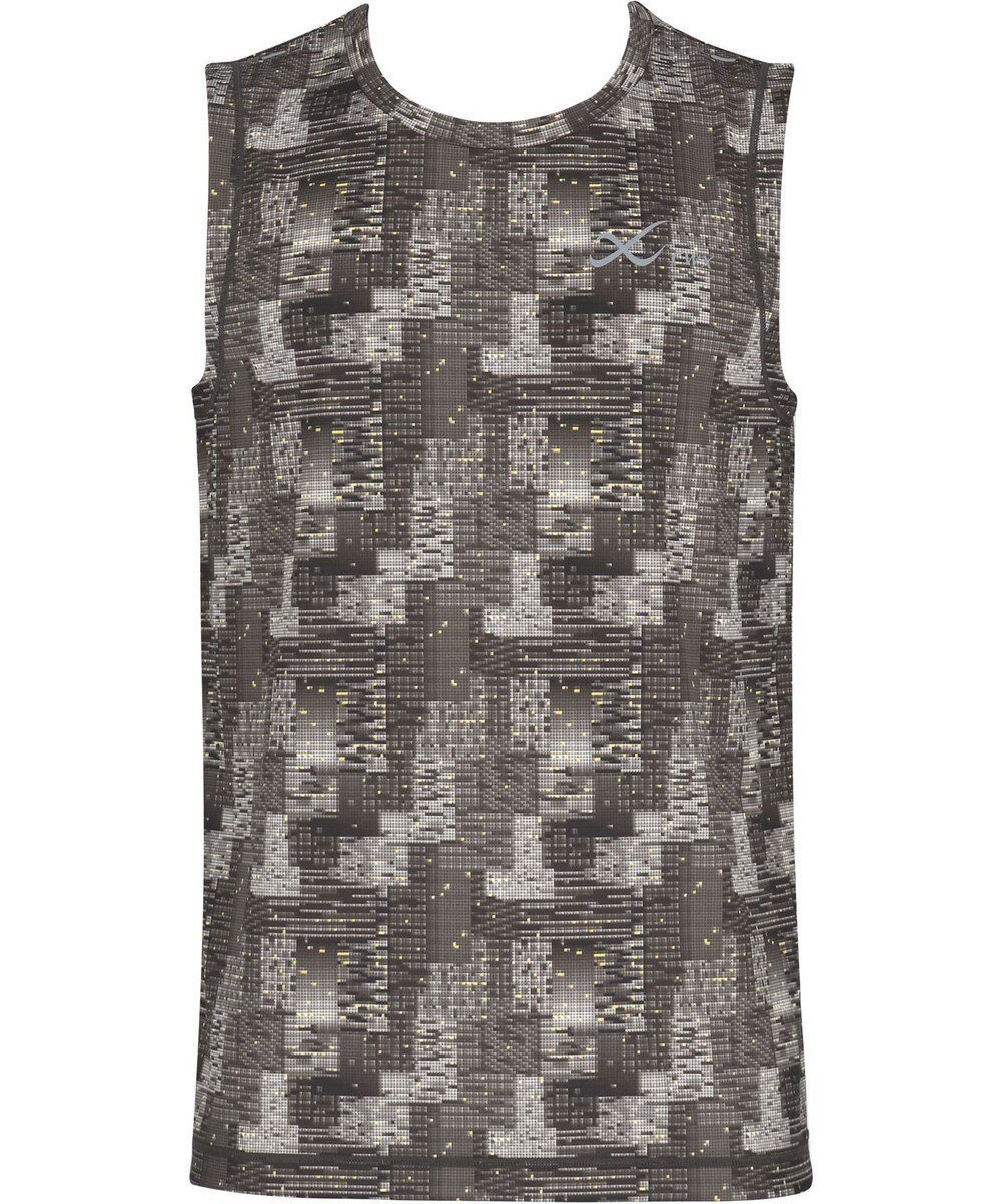 【シーダブリューエックス/CW-X / MEN】の【MEN】 CW-X トップス 【薄軽ランニングシャツ】 ノースリーブ タンクトップ Uネック 吸汗速乾性(本体) メンズ DLO150 /ワコール インテリア・キッズ・メンズ・レディースファッション・服の通販 founy(ファニー) ファッション Fashion メンズファッション Fashion for Men トップス・カットソー Cut & Sew Tops メンズシャツ Shirts ノースリーブトップス Sleeveless Tops タンク Tank Top, Sleeveless Top ノースリーブ Sleeveless, No-Sleeve プリント Print, Printed Pattern メンズ Men's, Menswear ランニング Running, Running Wear, Activewear, Jogging シルバーグレー|ID: prp329100004856832 ipo3291000000035825083