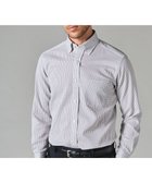 【五大陸/gotairiku / MEN】の春夏向け【形態安定】SUMMERPREMIUMPLEATS_ボタンダウン 長袖ドレスシャツ(グレーチェック) ライトグレー系4|ID: prp329100004856837 ipo3291000000035825186