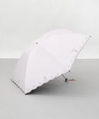 【アウロラ/AURORA】のNINA RICCI(ニナリッチ)花柄刺繍晴雨兼用パラソル(折りたたみ傘) ピンク|ID: prp329100004856856 ipo3291000000035825888