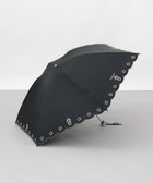 【アウロラ/AURORA】のNINA RICCI(ニナリッチ)花柄刺繍晴雨兼用パラソル(折りたたみ傘) ブラック|ID: prp329100004856856 ipo3291000000035825893