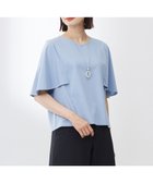 【ジェイ プレス/J.PRESS】の【洗える・接触冷感】プレーティングジャージー ケープ風 カットソー スモーキーブルー系|ID: prp329100004856860 ipo3291000000035826095