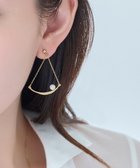 【フィービィー/phoebe】の【金属アレルギー対応】スライヴパールトライアングルピアス ゴールド/ニッケルフリー 人気、トレンドファッション・服の通販 founy(ファニー) ファッション Fashion レディースファッション Fashion for Women アクセサリー Fashion Accessories シンプル Simple, Minimal ネックレス Necklace, Pendant Necklace バランス Balance, Style Balance パール Pearl, Pearl Accent メタル Metal, Metal Parts モチーフ Motif, Design Theme 片耳 One-Ear, Single Earring thumbnail ゴールド|ID: prp329100004857113 ipo3291000000035838290
