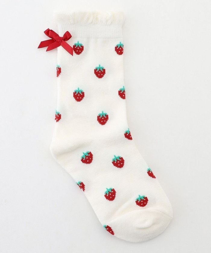 【エニィ/ANY / KIDS】のいちご総柄ソックス インテリア・キッズ・メンズ・レディースファッション・服の通販 founy(ファニー) https://founy.com/ ファッション Fashion キッズファッション Fashion for Kids ガーリー Girly, Feminine Style ショート Short, Short Length スマホ Smartphone, Mobile Device ソックス Socks, Hosiery 人気 Popular, Best Seller フリル Frill, Ruffle リボン Ribbon, Bow |ID: prp329100004857158 ipo3291000000035841064