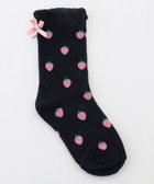 【エニィ/ANY / KIDS】のいちご総柄ソックス ネイビー|ID: prp329100004857158 ipo3291000000035841074