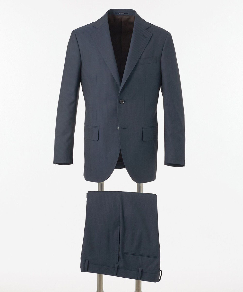 【ジェイ プレス/J.PRESS / MEN】の【WEB・一部店舗限定】インディゴルックヘリンボーン スーツ インテリア・キッズ・メンズ・レディースファッション・服の通販 founy(ファニー) 　ファッション　Fashion　メンズファッション　Fashion for Men　セットアップ　Matching Sets　スーツ　Suit, Formalwear　セットアップ　Set-Up, Coordinated Outfit　フォーマル　Formal, Dressy　夏　Summer　春　Spring　S/S・春夏　SS, Spring/Summer, Warm Season　ダルブルー系1|ID: prp329100004857177 ipo3291000000035841733