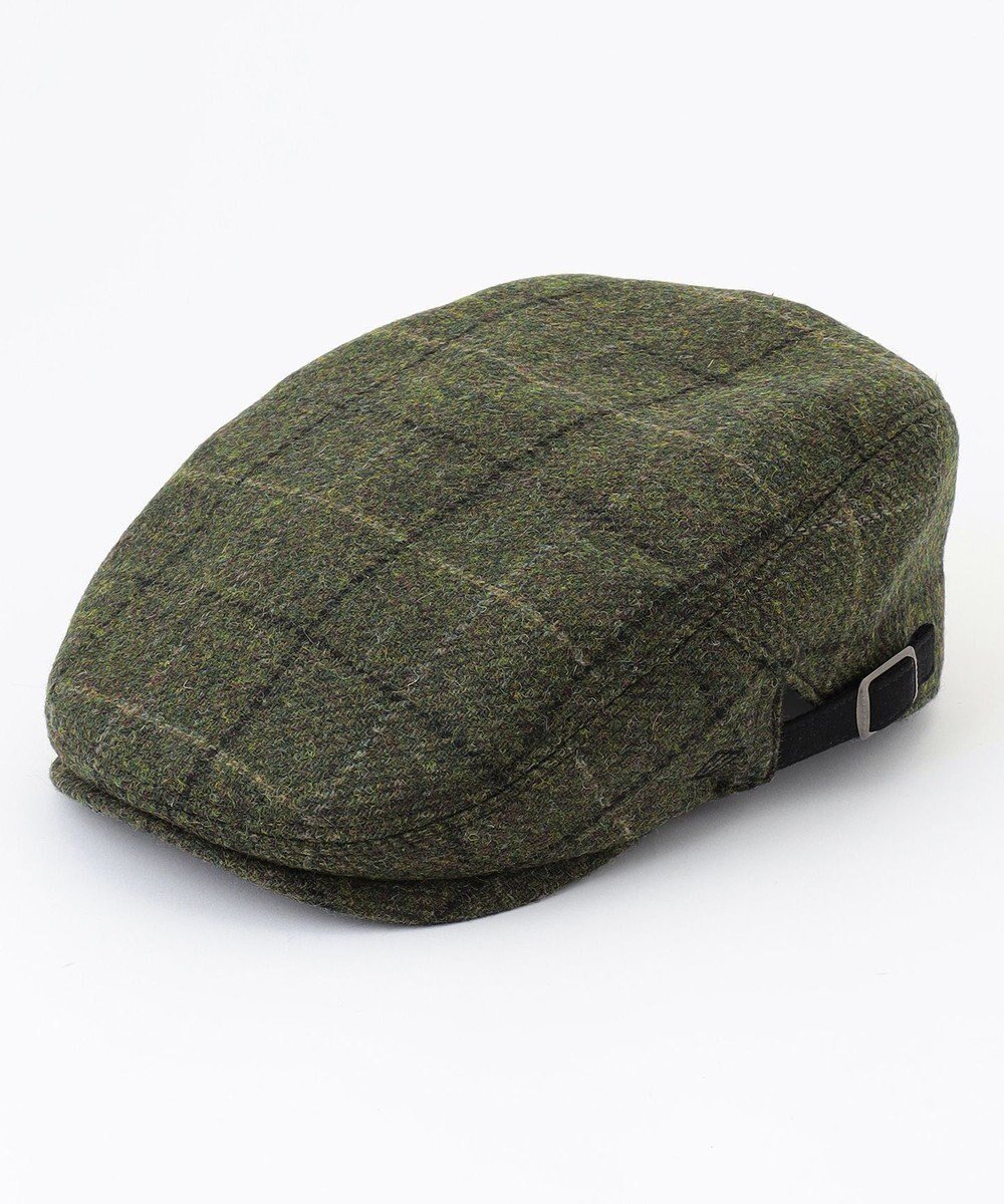 【ジョセフ アブード/JOSEPH ABBOUD / MEN】の【サイズ調整可・ツィード/UKファブリック】ツイード ウインドーペン ハンチング インテリア・キッズ・メンズ・レディースファッション・服の通販 founy(ファニー) 　ファッション　Fashion　メンズファッション　Fashion for Men　チェック　Check, Plaid, Tartan　ツイード／ツィード　Choker, Choker Necklace　ツイード　Twill, Twill Weave　ファブリック　Fabric, Textile　帽子　Hat, Headwear　A/W・秋冬　Autumn/Winter　カーキ系4|ID: prp329100004857185 ipo3291000000035842133