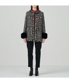 【グレース コンチネンタル/GRACE CONTINENTAL】のツイードファーコート ブラック|ID: prp329100004857220 ipo3291000000035843464