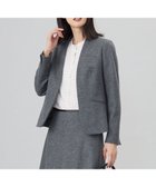 【ジェイ プレス/J.PRESS】の【セットアップ対応】ウールスムース ノーカラー ジャケット グレー系|ID: prp329100004857242 ipo3291000000035844531