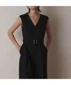 【グレース コンチネンタル/GRACE CONTINENTAL】のベルト付サロペット ブラック|ID: prp329100004857253 ipo3291000000035845014