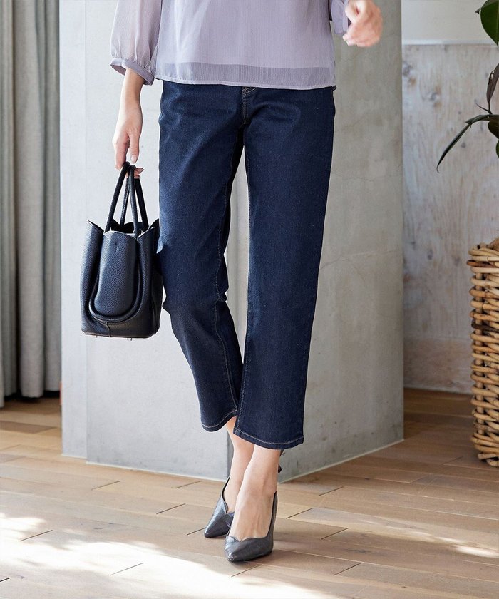 【ティアクラッセ/Tiaclasse】の【安田美沙子さん着用・洗える】ストレッチストレートデニム インテリア・キッズ・メンズ・レディースファッション・服の通販 founy(ファニー) https://founy.com/ ファッション Fashion レディースファッション Fashion for Women パンツ Pants & Trousers デニムパンツ・ジーンズ・美脚デニム Denim Jeans & Pants アクセサリー Fashion Accessories インディゴ Indigo Denim ウォッシャブル Machine Washable ウォッシュ Washed Finish 洗える Machine Washable シューズ Shoes, Footwear ストレッチ Stretch, Stretchy Fabric ストレート Straight, Straight Cut デニム Denim, Jeans Material フィット Fit, Slim Fit フェミニン Feminine, Girly ベーシック Basic, Essential ポケット Pocket, Pocket Detail ユーズド Used, Vintage-Look 楽ちん Easy Fit, Comfortable ワイド Wide, Wide Fit A/W・秋冬 Autumn/Winter S/S・春夏 SS, Spring/Summer, Warm Season 再入荷 Restock / Back in Stock おすすめ Recommended / Our Picks 夏 Summer エレガント 上品 Elegant 新作・新入荷 New Arrivals / New In |ID: prp329100004857278 ipo3291000000035846209