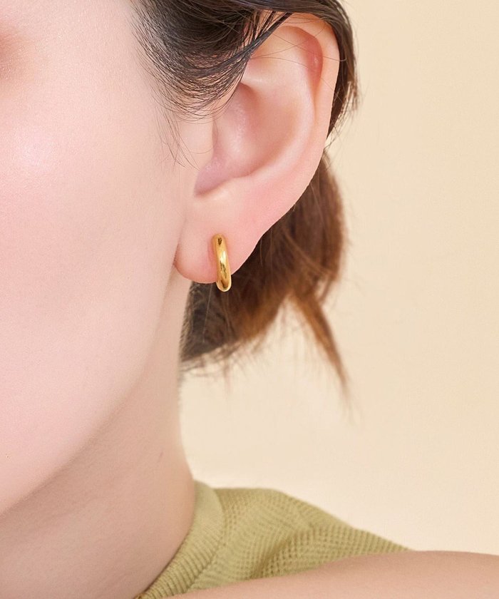 【フィービィー/phoebe】の【痛くないシリーズ/金属アレルギー対応】ミニマルストレートフープライトフィットイヤリング ゴールド インテリア・キッズ・メンズ・レディースファッション・服の通販 founy(ファニー) https://founy.com/ ファッション Fashion レディースファッション Fashion for Women ジュエリー Jewelry ファッションリング Fashion Rings イヤリング・フープ・ドロップタイプ Hoop, Drop & Clip Earrings アクセサリー Fashion Accessories イヤリング Earrings イヤーカフ Ear Cuffs フィット Fit, Slim Fit フープ Hoop, Hoop Earrings 軽量 Lightweight, Ultra Light |ID: prp329100004857297 ipo3291000000035846953