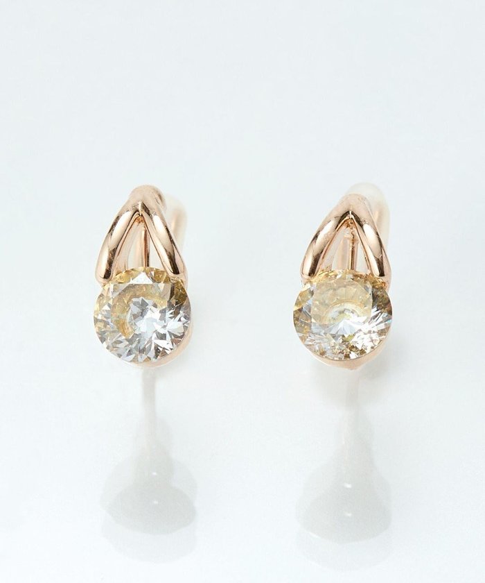 【フィービィー/phoebe】の【金属アレルギー対応】【痛くないシリーズ】ルーセントビジューライトフィットイヤリング ローズゴールド インテリア・キッズ・メンズ・レディースファッション・服の通販 founy(ファニー) https://founy.com/ ファッション Fashion レディースファッション Fashion for Women ジュエリー Jewelry ファッションリング Fashion Rings イヤリング・フープ・ドロップタイプ Hoop, Drop & Clip Earrings アクセサリー Fashion Accessories イヤリング Earrings ダイヤモンド Diamond, Brilliant Cut ビジュー Bijou, Jewel-like Accent ベーシック Basic, Essential メタル Metal, Metal Parts ローズ Rose, Rose Motif エレガント 上品 Elegant 軽量 Lightweight, Ultra Light |ID: prp329100004857307 ipo3291000000035847435