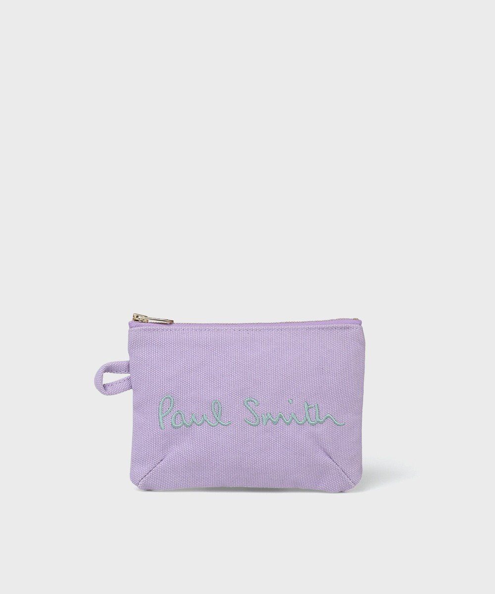【ポール スミス/Paul Smith】のPaul Smith Logo ポップカラー ポーチ インテリア・キッズ・メンズ・レディースファッション・服の通販 founy(ファニー) 　ファッション　Fashion　レディースファッション　Fashion for Women　ミニ財布・二つ折り財布　Wallets & Card Cases　ポーチ&ミニバッグ　Pouches & Mini Bags　おすすめ　Recommended / Our Picks　ギフト プレゼント　Gift / Present　ポーチ　Pouch, Small Case　財布　Wallet, Purse　パープル|ID: prp329100004857308 ipo3291000000035847447