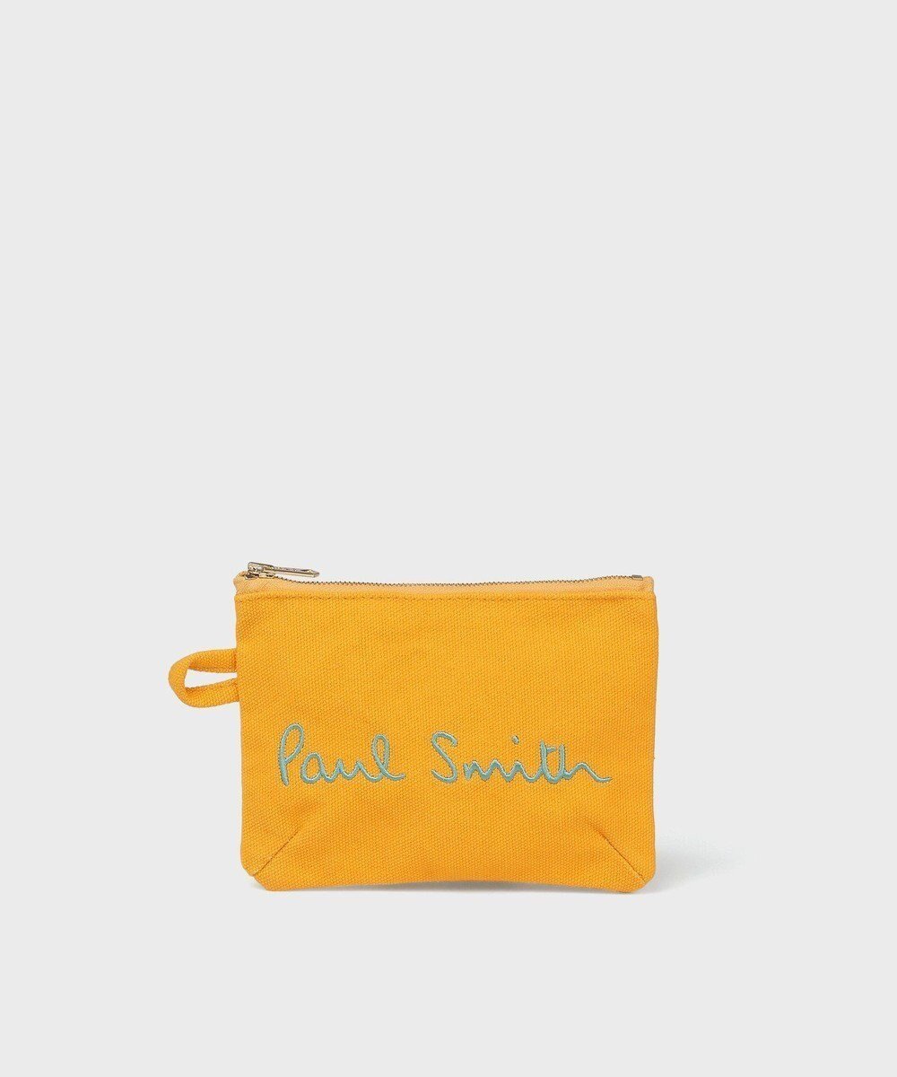 【ポール スミス/Paul Smith】のPaul Smith Logo ポップカラー ポーチ インテリア・キッズ・メンズ・レディースファッション・服の通販 founy(ファニー) 　ファッション　Fashion　レディースファッション　Fashion for Women　ミニ財布・二つ折り財布　Wallets & Card Cases　ポーチ&ミニバッグ　Pouches & Mini Bags　おすすめ　Recommended / Our Picks　ギフト プレゼント　Gift / Present　ポーチ　Pouch, Small Case　財布　Wallet, Purse　イエロー|ID: prp329100004857308 ipo3291000000035847450