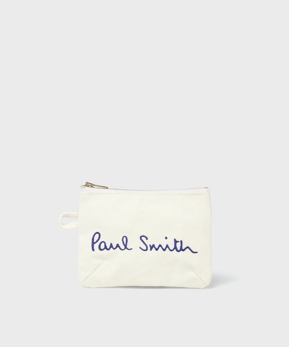 【ポール スミス/Paul Smith】のPaul Smith Logo ポップカラー ポーチ インテリア・キッズ・メンズ・レディースファッション・服の通販 founy(ファニー) 　ファッション　Fashion　レディースファッション　Fashion for Women　ミニ財布・二つ折り財布　Wallets & Card Cases　ポーチ&ミニバッグ　Pouches & Mini Bags　おすすめ　Recommended / Our Picks　ギフト プレゼント　Gift / Present　ポーチ　Pouch, Small Case　財布　Wallet, Purse　オフホワイト|ID: prp329100004857308 ipo3291000000035847455