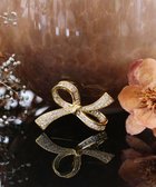 【ティアクラッセ/Tiaclasse】のリボンモチーフブローチ ゴールド|ID: prp329100004857314 ipo3291000000035847737