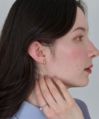 【フィービィー/phoebe】の【金属アレルギー対応】【痛くないシリーズ】ツイストバービジューライトフィットイヤリング シルバー シルバー|ID: prp329100004857321 ipo3291000000035848181