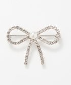 【フィービィー/phoebe】のリボンパールビジューブローチ シルバー シルバー|ID: prp329100004857323 ipo3291000000035848414