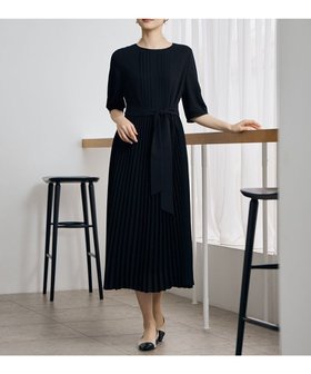 【自由区/JIYU-KU】のシフォンプリーツ ワンピース 人気、トレンドファッション・服の通販 founy(ファニー) ファッション Fashion レディースファッション Fashion for Women ワンピース Dresses おすすめ Recommended / Our Picks シフォン Chiffon, Lightweight Fabric スリーブ Sleeve, Long Sleeve / Short Sleeve プリーツ Pleats, Pleated リボン Ribbon, Bow 夏 Summer 春 Spring S/S・春夏 SS, Spring/Summer, Warm Season |ID:prp329100004857326