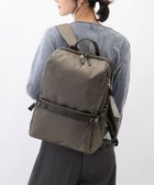 【エースバッグズアンドラゲッジ/ACE BAGS & LUGGAGE】のW .Day/Night リッカ2 スクエアリュック B4サイズ 15.6インチPC収納 19153 ダブルアンドデイナイト アッシュブラウン|ID: prp329100004857331 ipo3291000000035848828