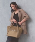 【トプカピ/TOPKAPI】の【TREASURE TOPKAPI】ナイロン 2way レザーハンドル トートバッグ グレージュ|ID: prp329100004857335 ipo3291000000035848921