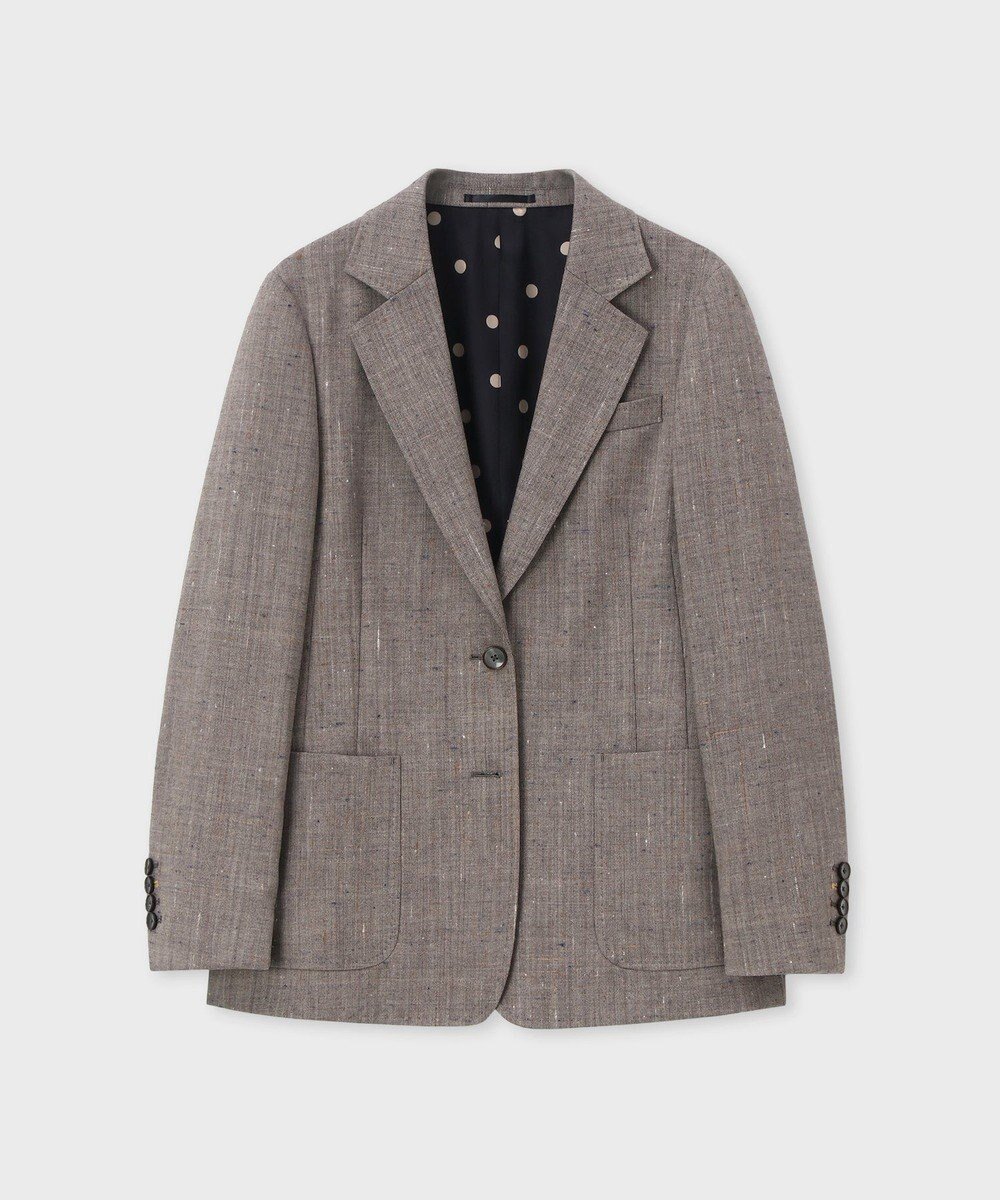 【ポール スミス/Paul Smith】のカラーネップ ジャケット インテリア・キッズ・メンズ・レディースファッション・服の通販 founy(ファニー) 　ファッション　Fashion　レディースファッション　Fashion for Women　アウター　Coat / Outerwear Collection　レディースジャケット・軽アウター　Jackets　テーラードジャケット / 通勤・きれいめスタイル　Tailored Jackets & Blazers　おすすめ　Recommended / Our Picks　イタリア　Italy　ジャケット　Jacket, Outerwear　セットアップ　Set-Up, Coordinated Outfit　ドット　Polka Dot, Dot Pattern　ネップ　Nepp, Slub Yarn　プリント　Print, Printed Pattern　ベーシック　Basic, Essential　ワイド　Wide, Wide Fit　夏　Summer　S/S・春夏　SS, Spring/Summer, Warm Season　A/W・秋冬　Autumn/Winter　ベージュ|ID: prp329100004857364 ipo3291000000035849457