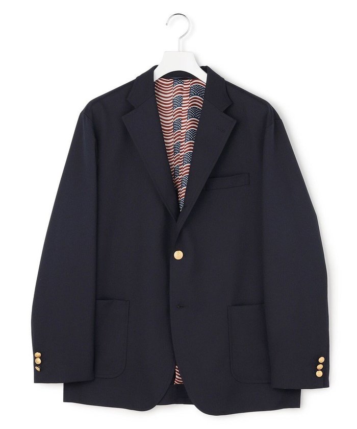 【ジェイプレスヨークストリート/J.PRESS YORK STREET】の【UNISEX】シングルブレザー / 3B / 金釦 / 背抜き インテリア・キッズ・メンズ・レディースファッション・服の通販 founy(ファニー) https://founy.com/ ファッション Fashion レディースファッション Fashion for Women アウター Coat / Outerwear Collection レディースジャケット・軽アウター Jackets テーラードジャケット / 通勤・きれいめスタイル Tailored Jackets & Blazers 春 Spring シンプル Simple, Minimal ジャケット Jacket, Outerwear 定番 Standard, Basic Item フィット Fit, Slim Fit ユニセックス Unisex, Genderless S/S・春夏 SS, Spring/Summer, Warm Season 夏 Summer エレガント 上品 Elegant ビジネス 仕事 通勤 Business / Work / Commuting |ID: prp329100004857375 ipo3291000000035849683