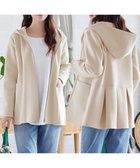 【ティアクラッセ/Tiaclasse】のソフトダンボールバックフレアフーディー ライトベージュ|ID: prp329100004857393 ipo3291000000036380235