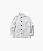 【エイトン/ATON】のCOTTON LINEN KATSURAGI ワークジャケット WARM WHITE|ID: prp329100004857540 ipo3291000000035867508