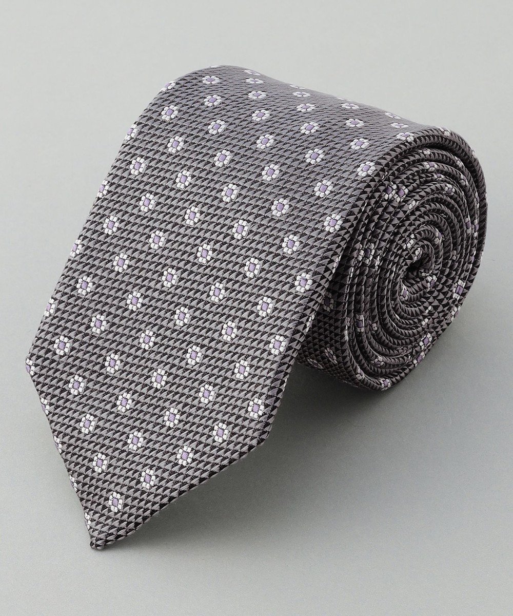 【五大陸/gotairiku / MEN】のGOTAIRIKU別注【日本製】シルク ネクタイ_小紋柄 インテリア・キッズ・メンズ・レディースファッション・服の通販 founy(ファニー) ファッション Fashion メンズファッション Fashion for Men 春 Spring コレクション Collection, Seasonal Line シルク Silk, 100% Silk スーツ Suit, Formalwear 別注 Limited Edition, Custom Order S/S・春夏 SS, Spring/Summer, Warm Season 日本製 Made In Japan 夏 Summer 2026年 2026 グレー系8|ID: prp329100004857573 ipo3291000000035868070