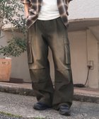 【ウィゴー/WEGO】の【ユニセックス着用ITEM】デニムイージーカーゴパンツ デニムブラック|ID: prp329100004857574 ipo3291000000035868105