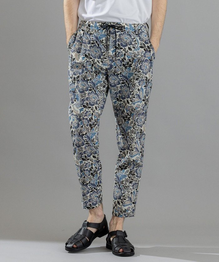 【ジョゼフ オム/JOSEPH HOMME / MEN】の新柄【シワになりにくい】クールドッツストレッチ メキシカンプリント ドロスト付ワイドテーパードパンツ/TEDDY インテリア・キッズ・メンズ・レディースファッション・服の通販 founy(ファニー) https://founy.com/ ファッション Fashion メンズファッション Fashion for Men ボトムス Bottoms ウォッシャブル Machine Washable 春 Spring ストレッチ Stretch, Stretchy Fabric スポーツ Sports, Activewear ドローコード Drawcord, Drawstring Cord プリント Print, Printed Pattern ポケット Pocket, Pocket Detail リラックス Relax, Relaxed Fit ループ Loop, Loop Knit S/S・春夏 SS, Spring/Summer, Warm Season 夏 Summer |ID: prp329100004857585 ipo3291000000035868329