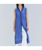 【ベイジ,/BEIGE,】の【洗える】MILANO / リネン混シアーロングジレカーディガン Blue|ID: prp329100004857602 ipo3291000000035868735