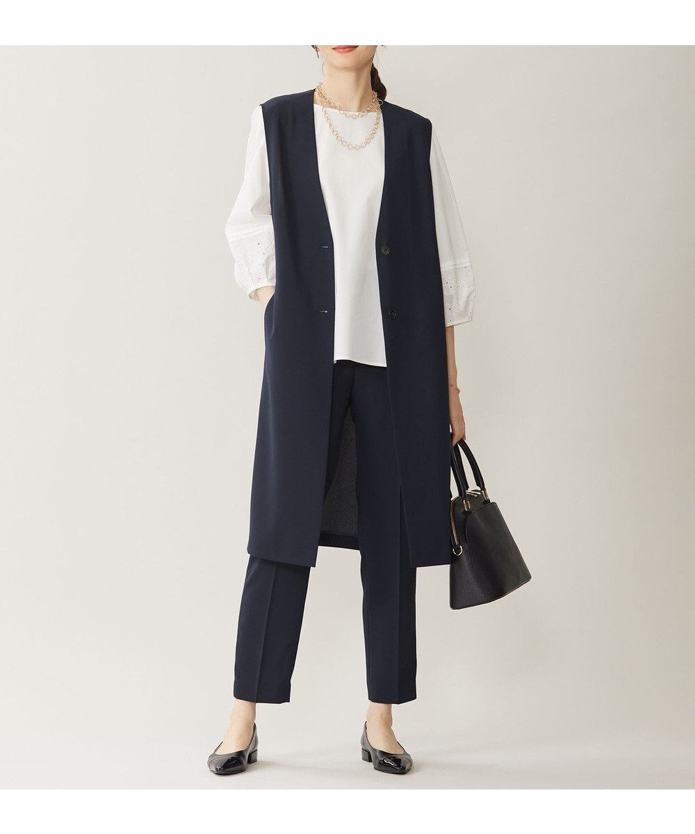 【自由区/JIYU-KU】の【セットアップ対応・UVカット・接触冷感・洗える】ライトストレッチ ジレ 人気、トレンドファッション・服の通販 founy(ファニー) 　ファッション　Fashion　レディースファッション　Fashion for Women　アウター　Coat / Outerwear Collection　トップス・カットソー　Cut & Sew Tops　ベスト&ジレ / 重ね着スタイル　Vests & Gilets　セットアップ　Matching Sets　レディーストップス・ブラウス　Tops & Blouses / Assorted Women's Tops　おすすめ　Recommended / Our Picks　ウォッシャブル　Machine Washable　カットソー　Cut and Sewn Top　カーディガン　Cardigan, Knitwear　シンプル　Simple, Minimal　ジャケット　Jacket, Outerwear　ストレッチ　Stretch, Stretchy Fabric　セットアップ　Set-Up, Coordinated Outfit　ベスト　Vest, Waistcoat　ロング　Long, Long-Length　夏　Summer　春　Spring　S/S・春夏　SS, Spring/Summer, Warm Season　洗える　Machine Washable　 other-1|ID: prp329100004857603 ipo3291000000035868746