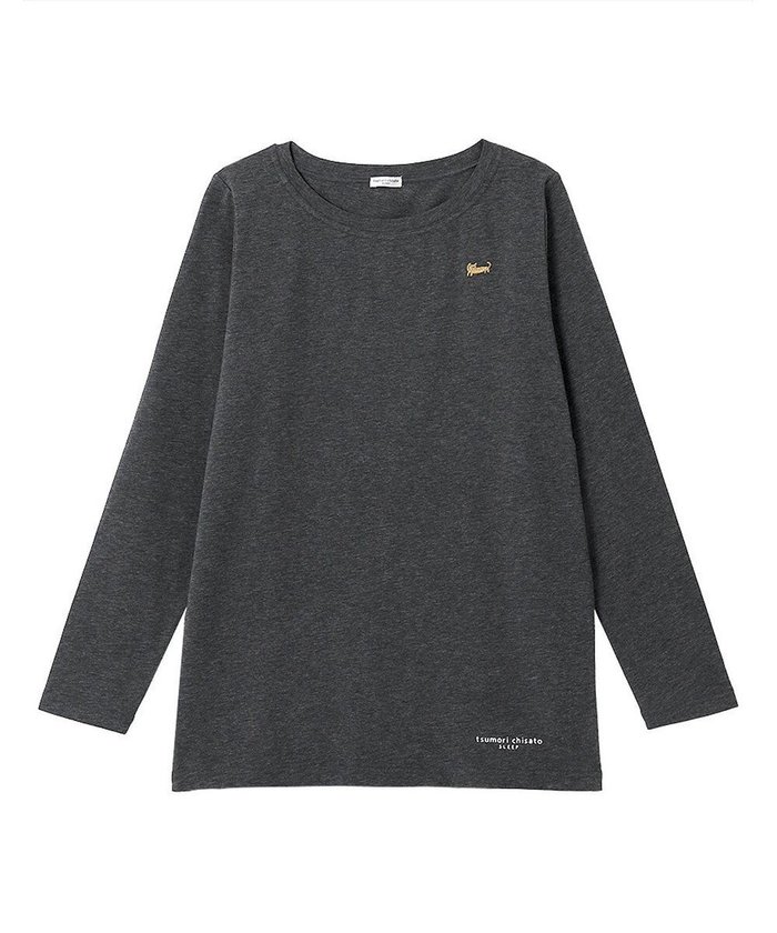 【ツモリチサト スリープ/tsumori chisato SLEEP】のツモリチサト トップス 長袖 ボートネック ルームウェア 綿混(本体) ストレッチ素材 薄手 tsumori chisato SLEEP UTX555 /ワコール インテリア・キッズ・メンズ・レディースファッション・服の通販 founy(ファニー) https://founy.com/ ファッション Fashion レディースファッション Fashion for Women トップス・カットソー Cut & Sew Tops ストレッチ Stretch, Stretchy Fabric パジャマ Pajamas, Sleepwear ロング Long, Long-Length 長袖 Long Sleeve, Full Sleeve |ID: prp329100004857605 ipo3291000000035868768