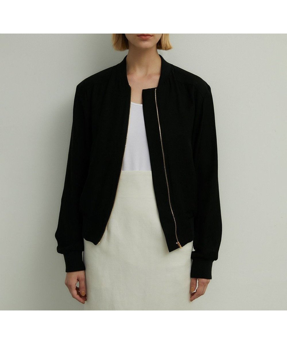 【ベイジ,/BEIGE,】のBERNARD / ブルゾン インテリア・キッズ・メンズ・レディースファッション・服の通販 founy(ファニー) 　ファッション　Fashion　レディースファッション　Fashion for Women　アウター　Coat / Outerwear Collection　レディースジャケット・軽アウター　Jackets　ブルゾンジャケット・スポーティアウター　Blouson Jackets　おすすめ　Recommended / Our Picks　エレガント 上品　Elegant　ショルダー　Shoulder, Shoulder Strap　ジャケット　Jacket, Outerwear　パッチ　Patch, Appliqué　ブルゾン　Blouson, Bomber Jacket　メタル　Metal, Metal Parts　ロング　Long, Long-Length　夏　Summer　春　Spring　S/S・春夏　SS, Spring/Summer, Warm Season　Black|ID: prp329100004857610 ipo3291000000035868873