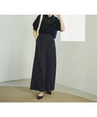 【ハッシュニュアンス/#Newans】の【洗濯機可能/ストレッチ】ベリーワイドパンツ ネイビー|ID: prp329100004857630 ipo3291000000035869383
