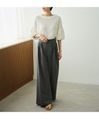 【ハッシュニュアンス/#Newans】の【洗濯機可能/ストレッチ】ベリーワイドパンツ グレー|ID: prp329100004857630 ipo3291000000035869386