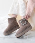 【ブリジット バーキン/Bridget Birkin】の【Bridget Birkin】バックルビジュームートンブーツ グレースウェード|ID: prp329100004857651 ipo3291000000035869924