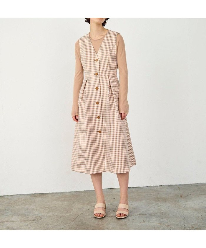 【グレース コンチネンタル/GRACE CONTINENTAL】のチェックジャンパースカート インテリア・キッズ・メンズ・レディースファッション・服の通販 founy(ファニー) https://founy.com/ ファッション Fashion レディースファッション Fashion for Women スカート Skirts おすすめ Recommended / Our Picks チェック Check, Plaid, Tartan ノースリーブ Sleeveless, No-Sleeve フレア Flare, Flared 夏 Summer 春 Spring S/S・春夏 SS, Spring/Summer, Warm Season |ID: prp329100004857672 ipo3291000000035870631