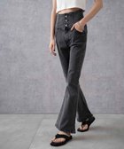 【ウィゴー/WEGO】のハイウエストストレッチフレアデニムパンツ ブラックその他|ID: prp329100004857673 ipo3291000000035870659