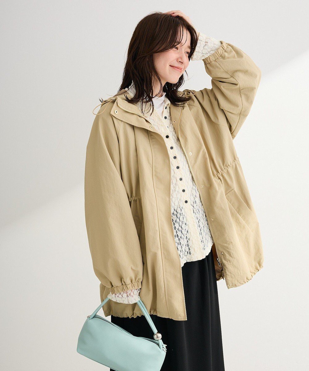 【グリーンパークス/Green Parks】の撥水加工ミディ丈マウンテンパーカー 人気、トレンドファッション・服の通販 founy(ファニー) 　ファッション　Fashion　レディースファッション　Fashion for Women　アウター　Coat / Outerwear Collection　レディースジャケット・軽アウター　Jackets　インナー　Innerwear　ジャケット　Jacket, Outerwear　パーカー　Hoodie, Parka　フォルム　Silhouette, Form　ポケット　Pocket, Pocket Detail　夏　Summer　春　Spring　S/S・春夏　SS, Spring/Summer, Warm Season　軽量　Lightweight, Ultra Light　 other-1|ID: prp329100004857711 ipo3291000000035871627